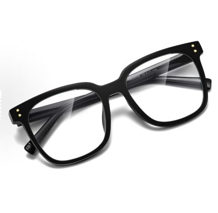Hailan Home HLA myopic glasses black frame cool large frame student anti-blue light glasses fashionable simple versatile beauty light trend frame TR